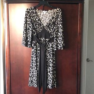 Gorgeous Animal Print Kimono Style Dress